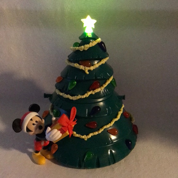 Disney Mickey Mouse Light Up Gum Drop Collectors Popcorn Bucket Tree - Picture 3 of 11